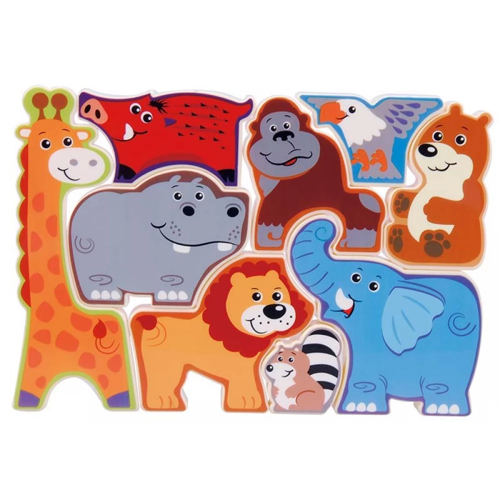 PLAYGO Formapuzzle - Vadállatok