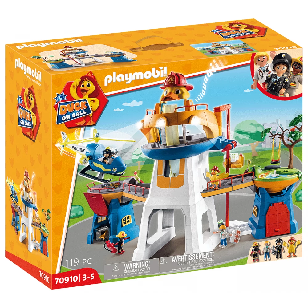 PLAYMOBIL DUCK ON CALL Főhadiszállás készlet