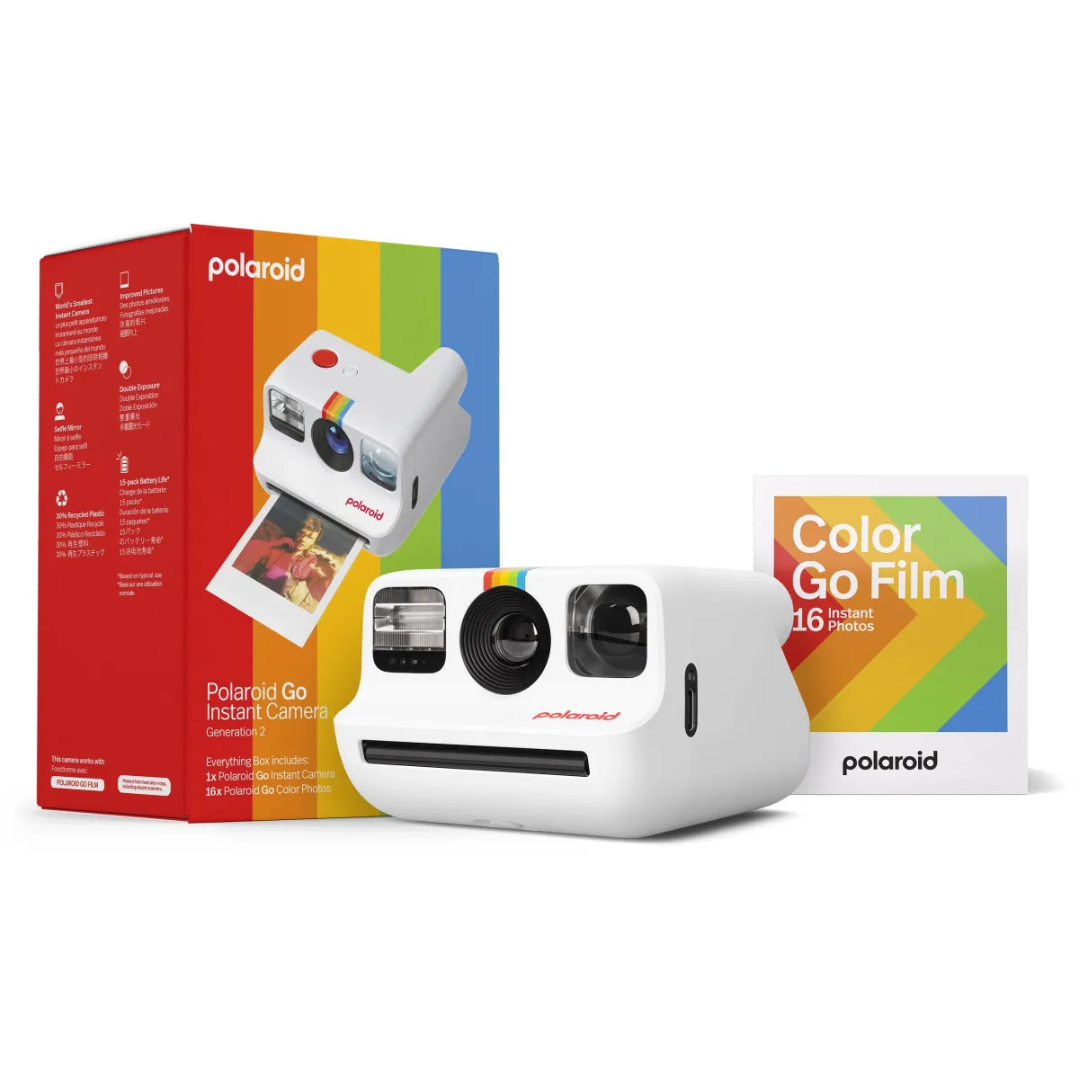 POLAROID GO gen2 EB analog instant fényképezőgép fehér