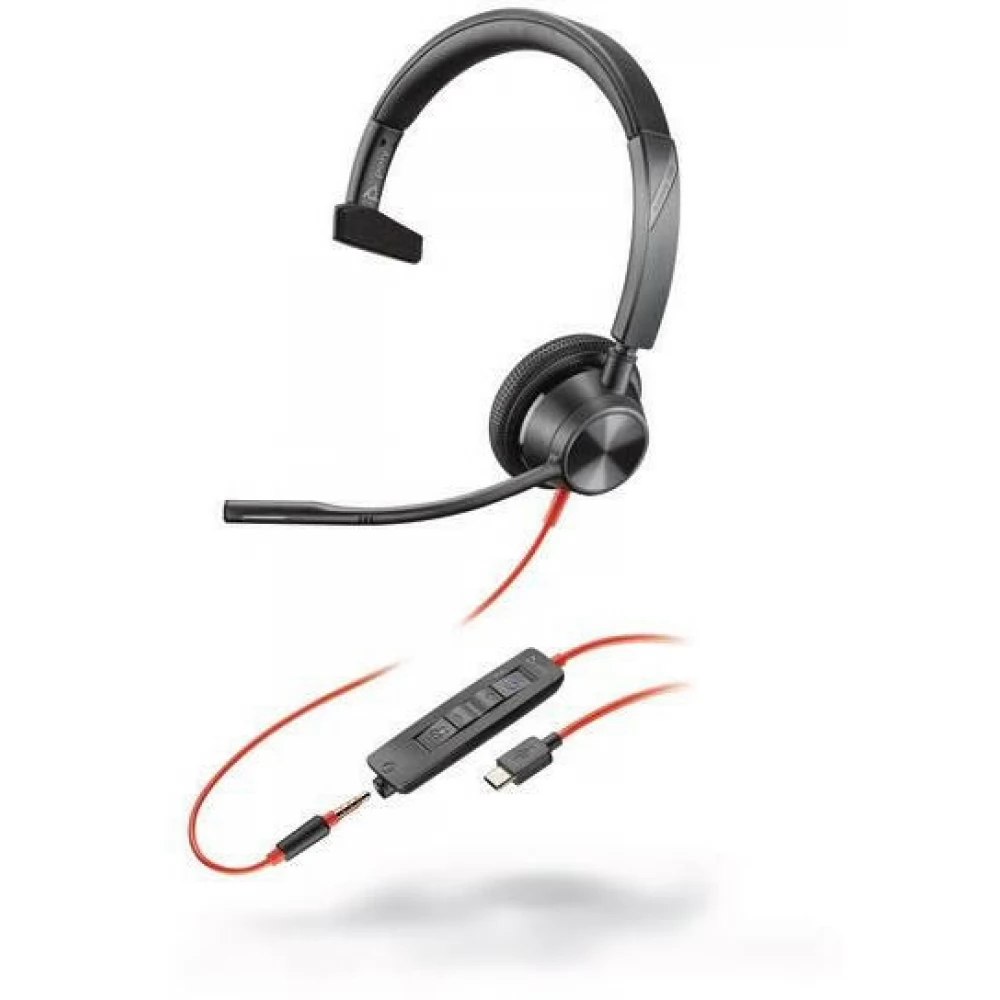 POLYCOM Blackwire 3315 USB-C fekete