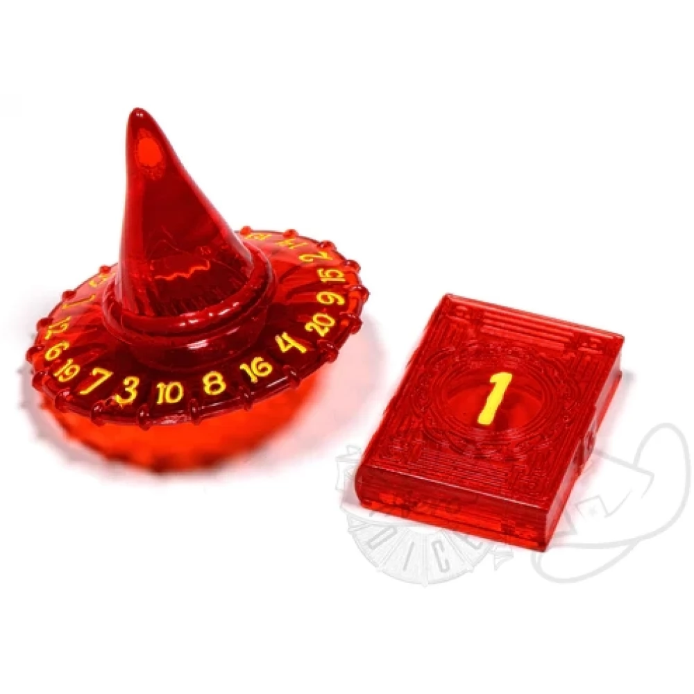 PolyHero Wizard d20 Wizard Hat and d2 Spellbook 2 darabos dobókocka szett