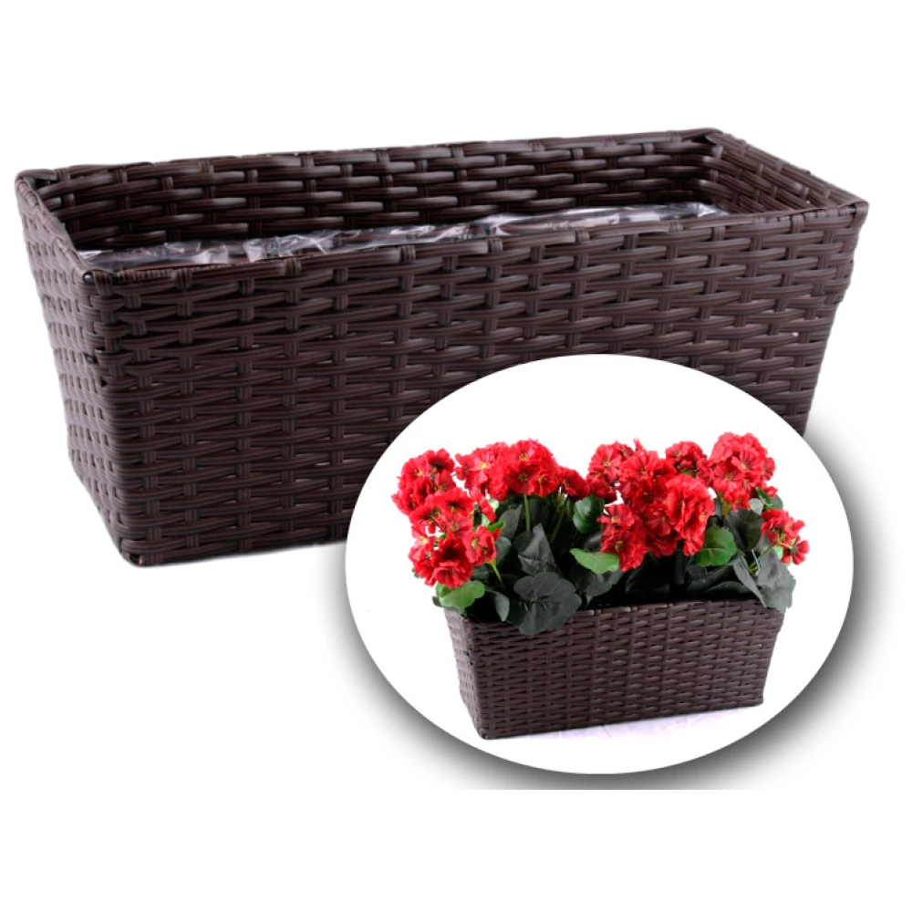 Polyrattan fiók V. téglalap doboz I.