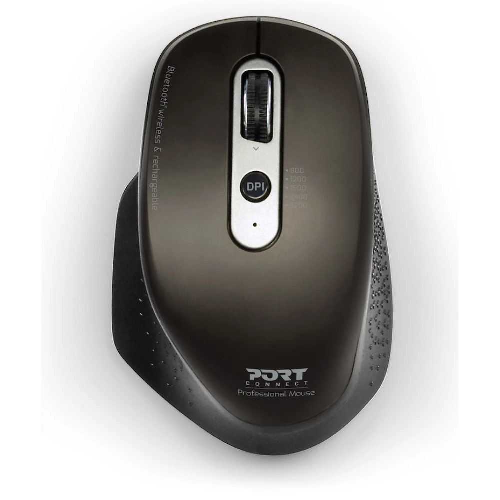 PORT DESIGNS Bluetooth Wireless újratölthető egér fekete 900716