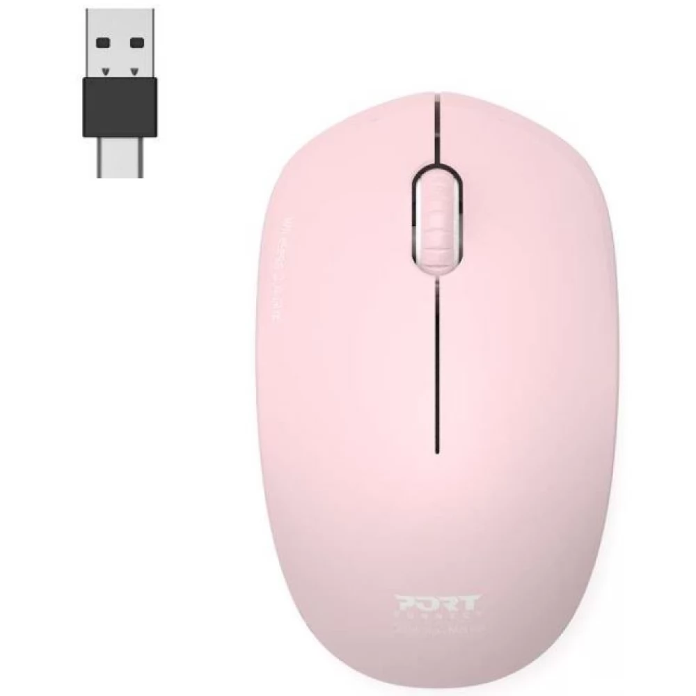 PORT DESIGNS Wireless egér rózsaszín