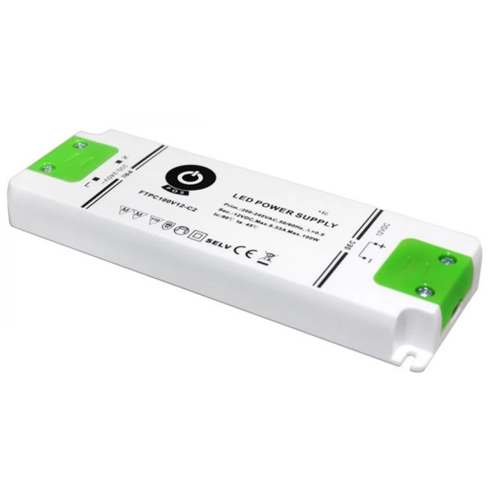 POS POWER FTPC100V12-C2 12V/8.33A 100W IP20 LED tápegység