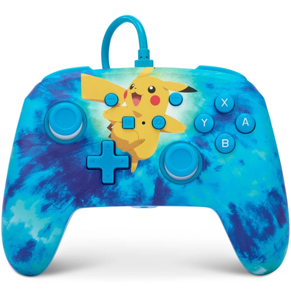 POWERA Enhanced Switch vezetékes kontroller Tie Dye Pikachu