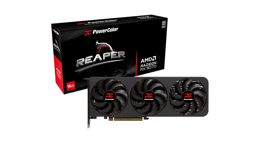 POWERCOLOR RX9070 16G-A Radeon RX 9070 16GB GDDR6 Reaper PCIE