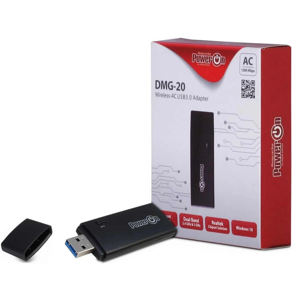 PowerON DMG-20 Wi-Fi 5 USB Adapter