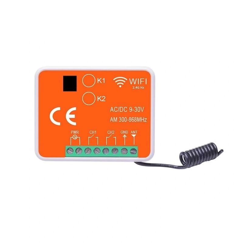 PRC IR RxUni-WIFI univerzális 2 csatornásTUYA wifi vevőegység