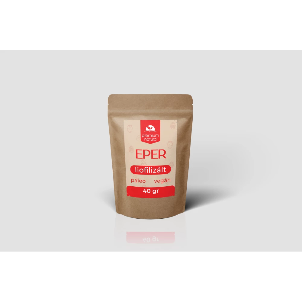 PREMIUM NATURA Premium Natura liofilizált eper 40 g
