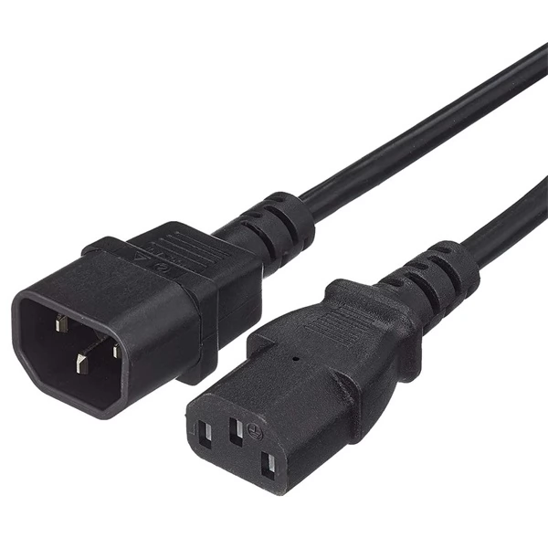 PREMIUMCORD IEC Táp Fekete 1m KPS1