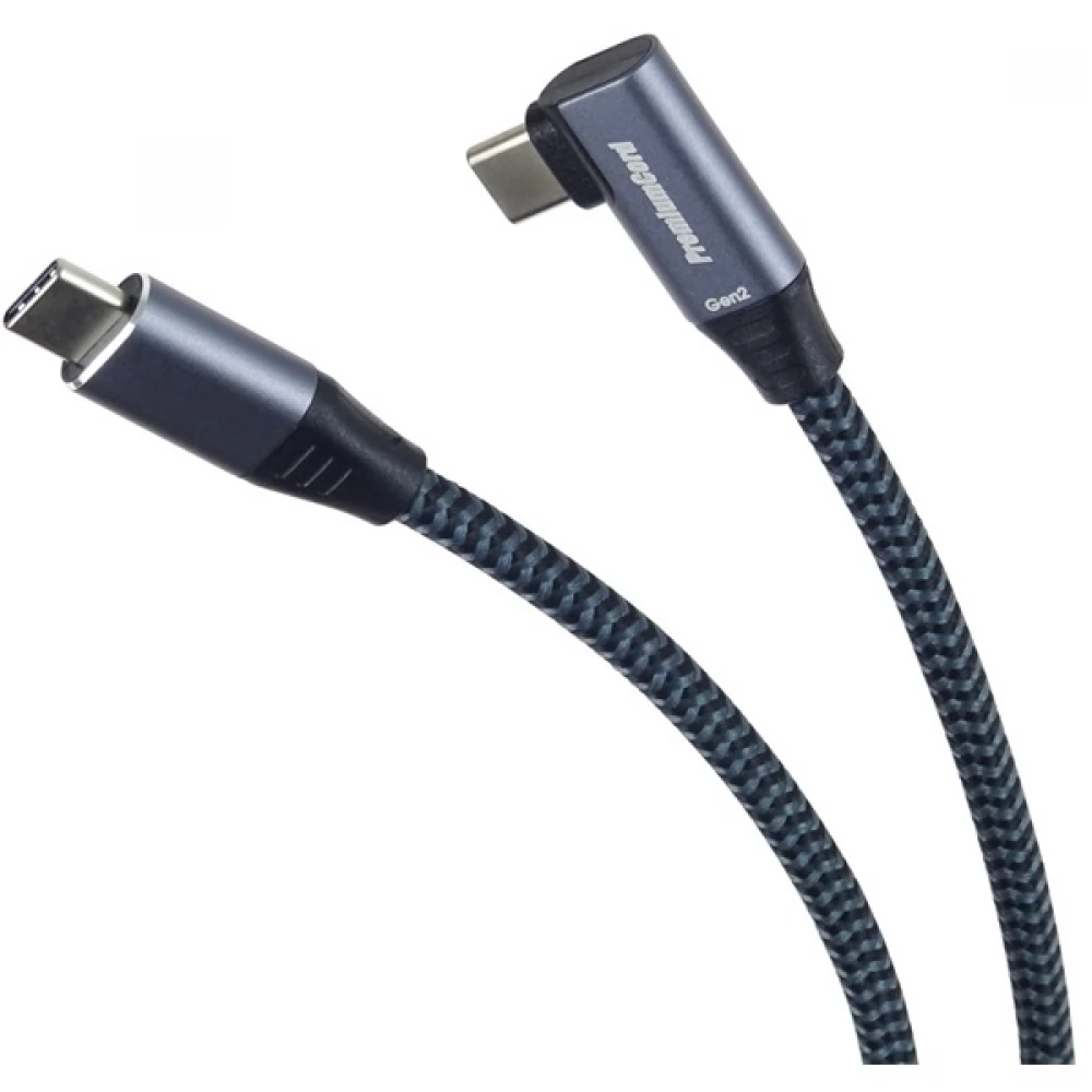 PREMIUMCORD USB 3.1 Type C Összekötő Fekete-Szürke 1m KU31CU1
