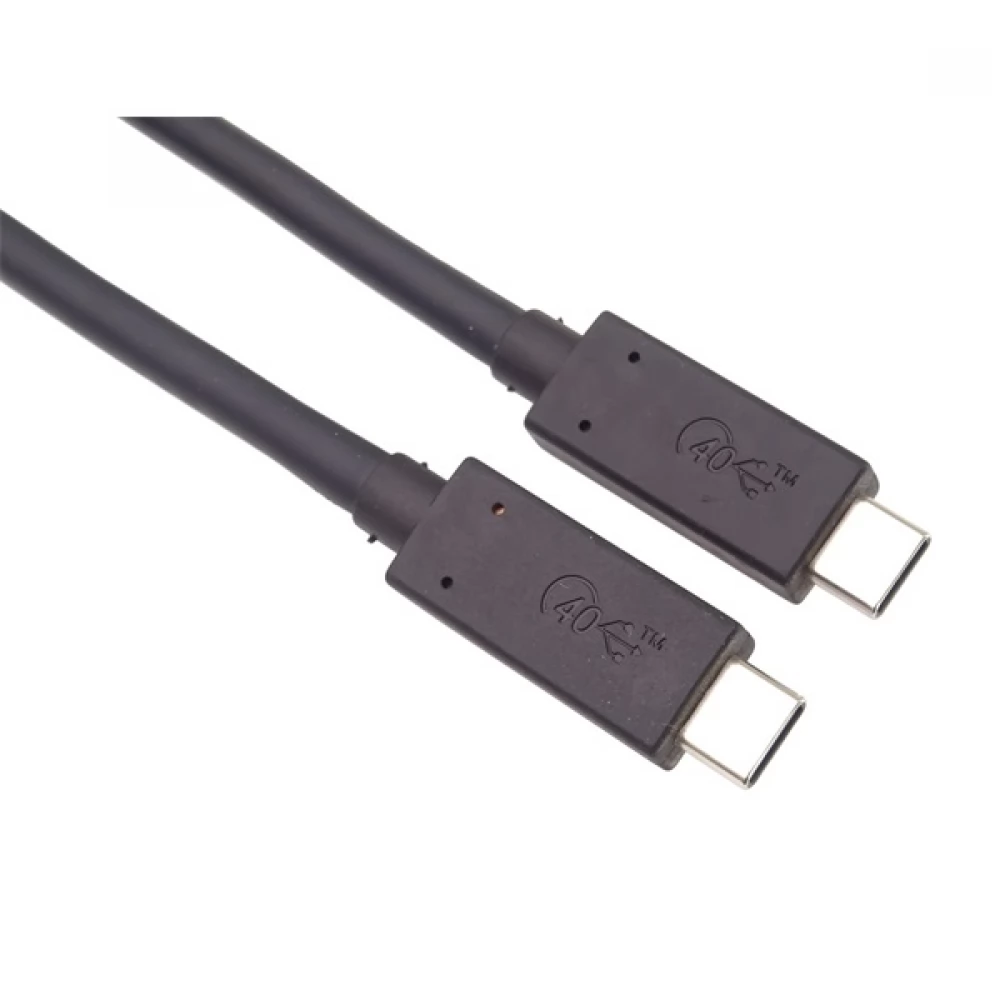 PREMIUMCORD USB 4.0 Type C Összekötő Fekete 1m KU4CX10BK