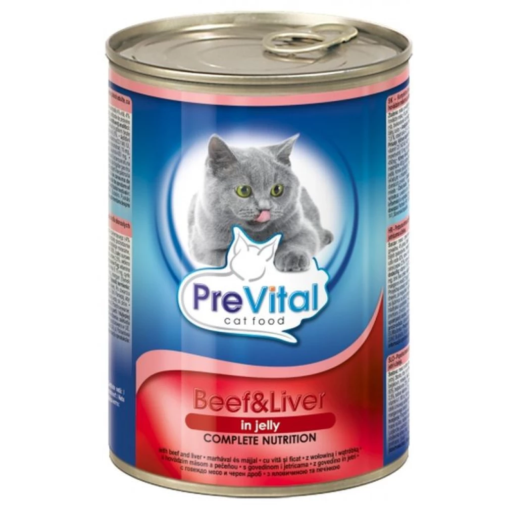 Prevital Macska Konzerv Marha-Máj 415gr