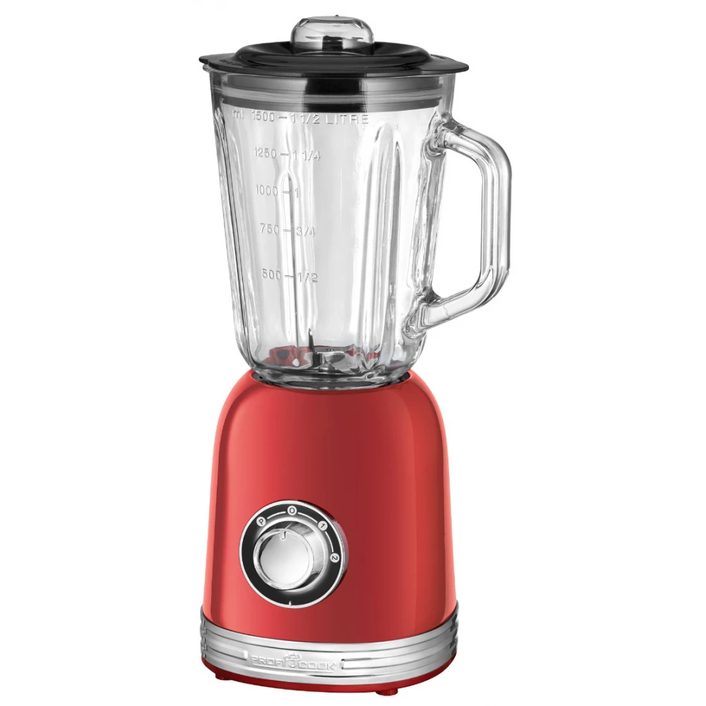 PROFICOOK PC-UM 1195 Vintage Turmixgép 800 W piros