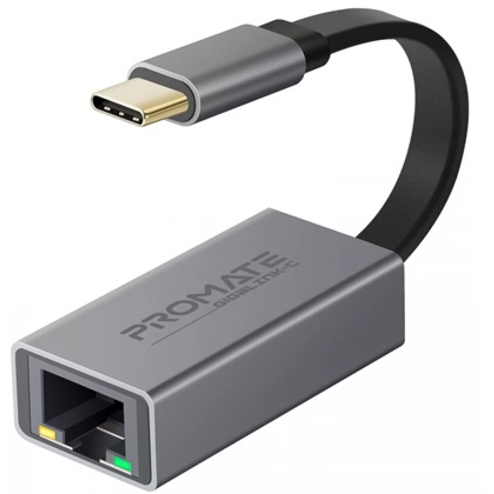 PROMATE GIGALINK-C USB-C UTP Átalakító 1000Mbps szürke