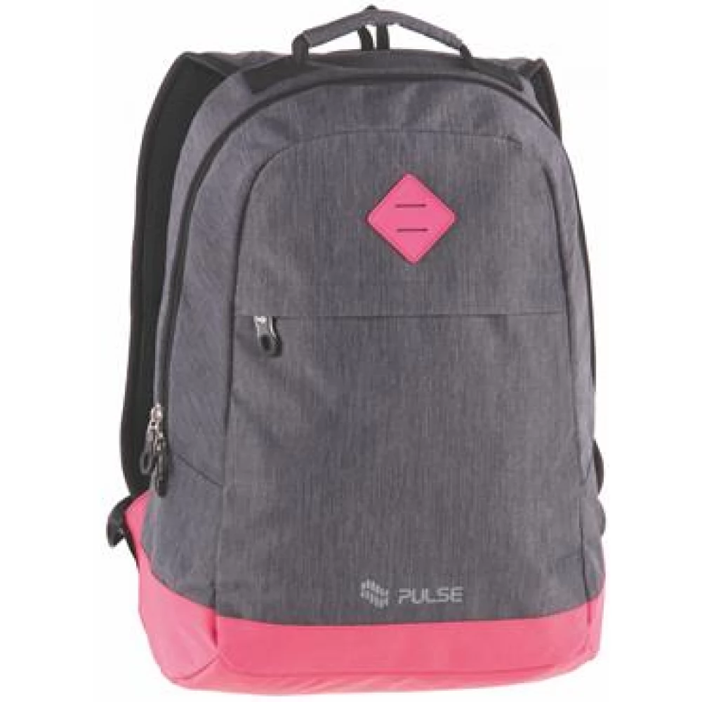 PULSE Bicolor Hátizsák notebook tartóval szürke-pink