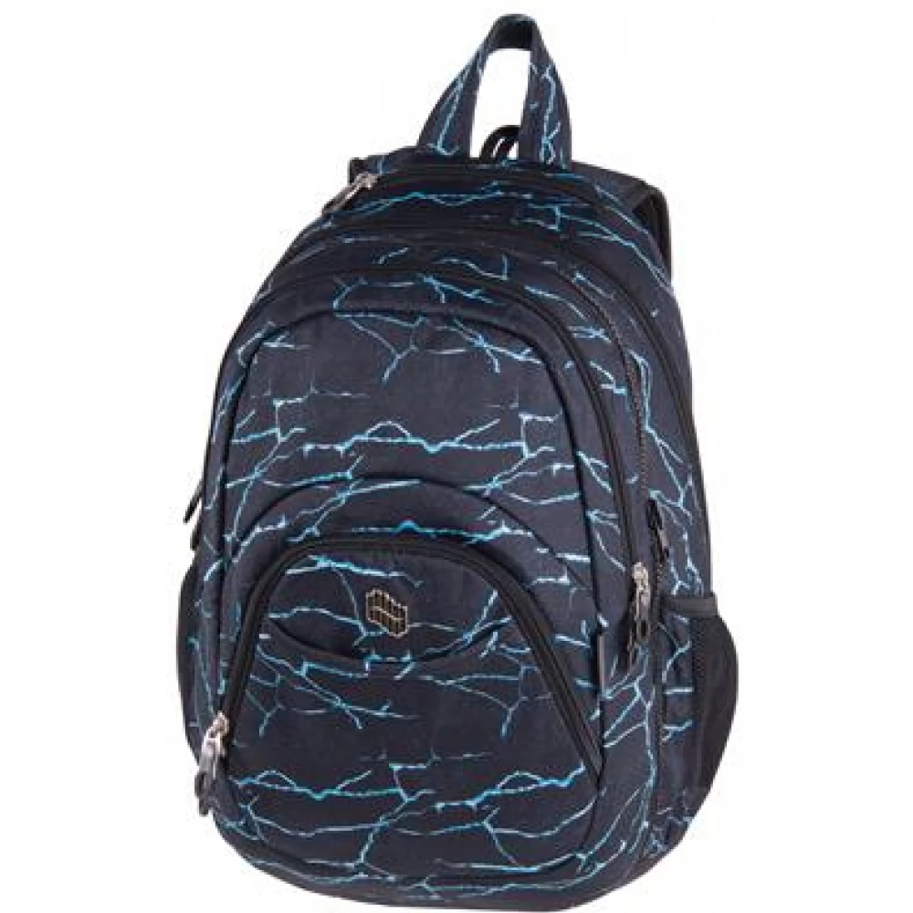 PULSE Teens Blue Lava Hátizsák 2in1 notebook tartóval és audió csatlakozóval