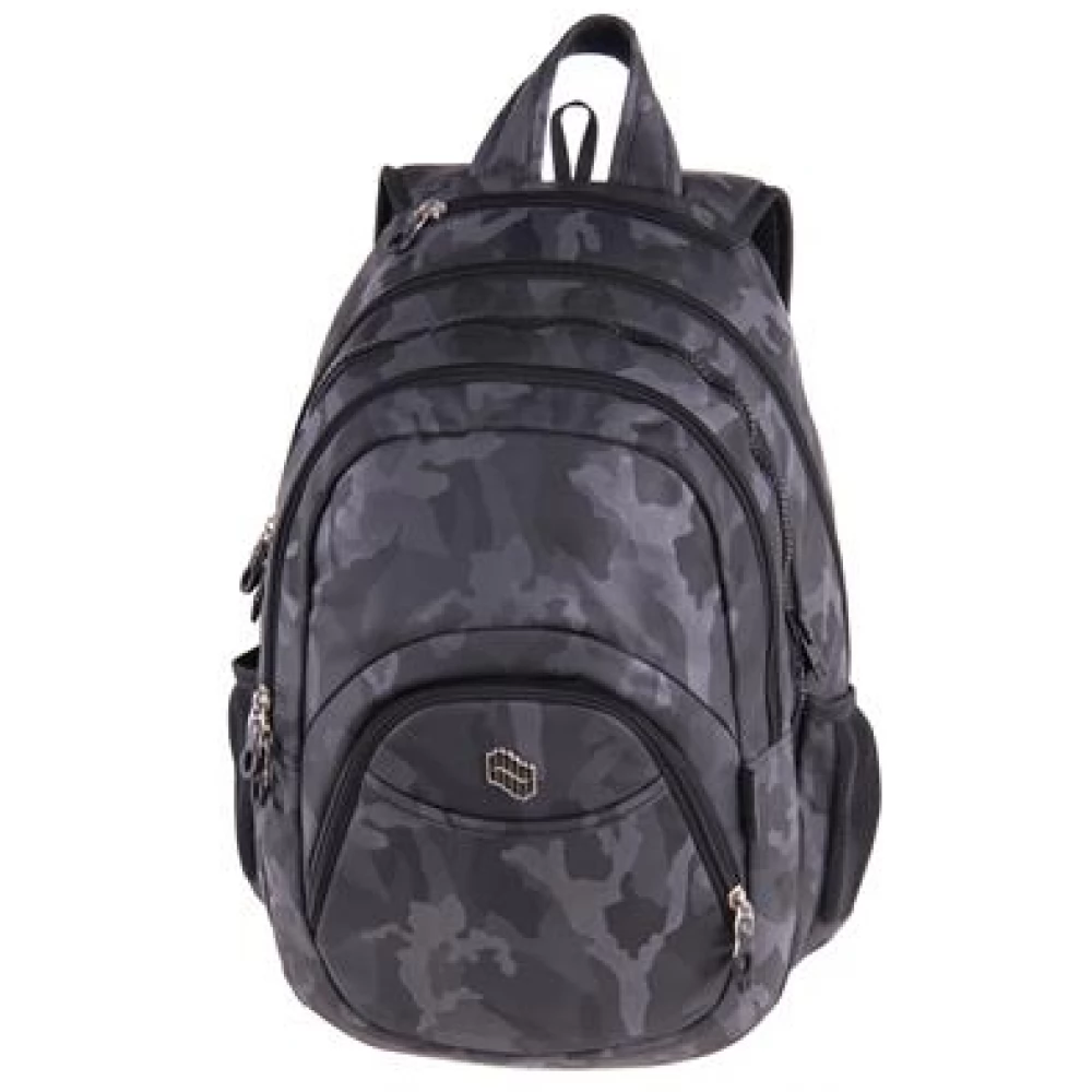 PULSE Teens Tough Army Hátizsák 2in1 notebook tartóval és audió csatlakozóval