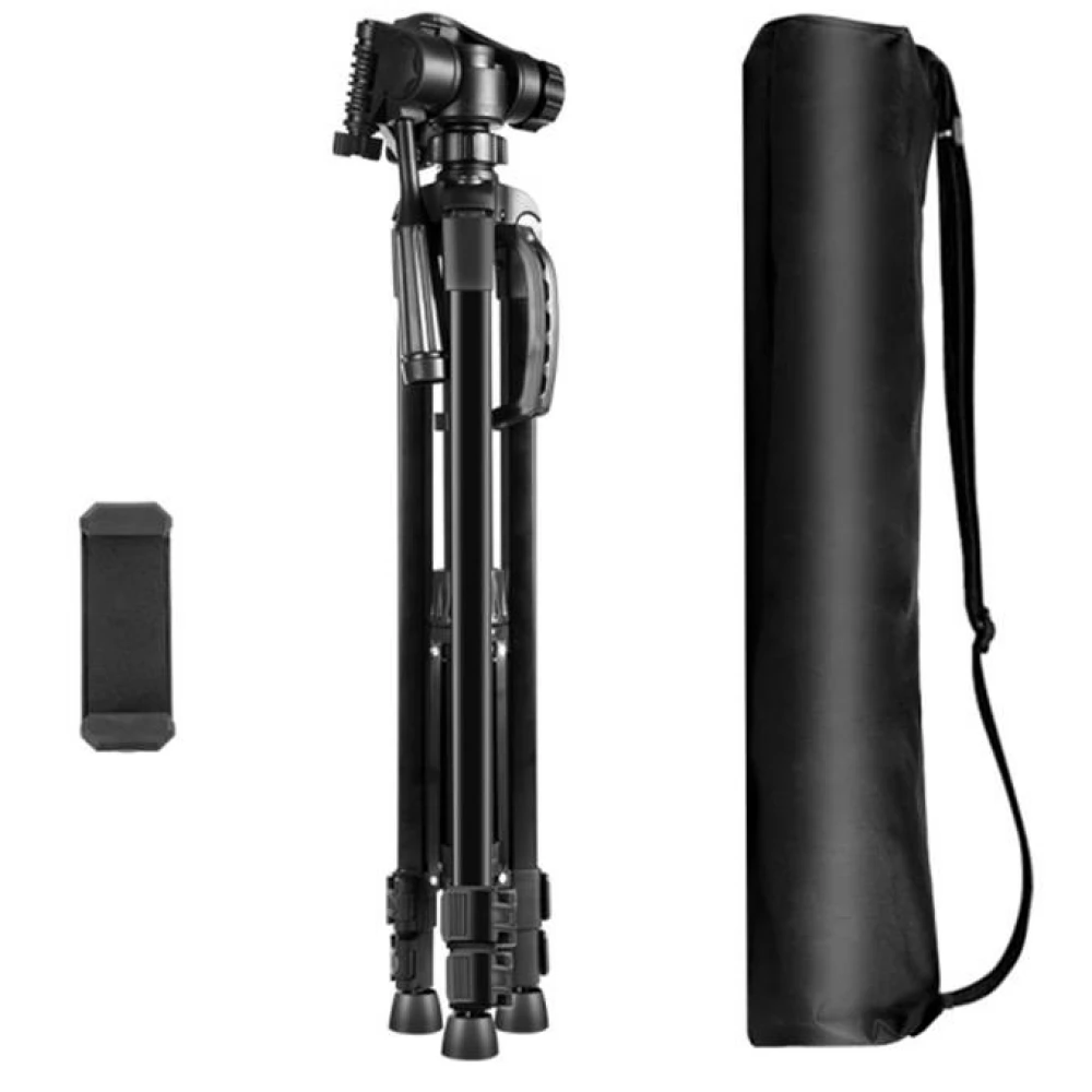 PULUZ PU3096B Állvány 3D 360° fejjel + telefontartó