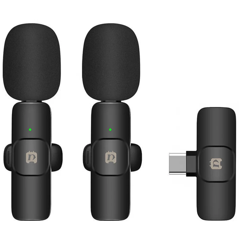PULUZ PU3151B One-Trigger-mini 2.4G vezeték nélküli mikrofonrendszer Type C