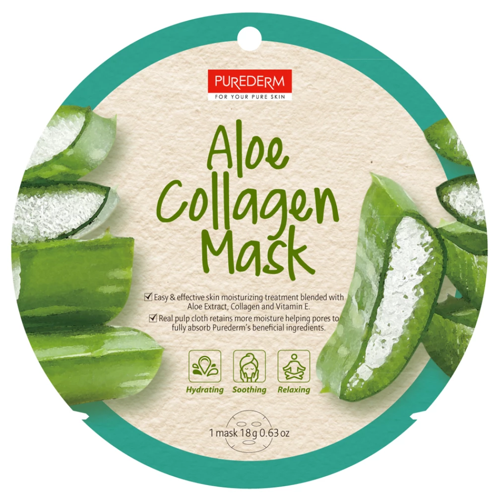 Purederm aloe vera fátyolmaszk 1 db