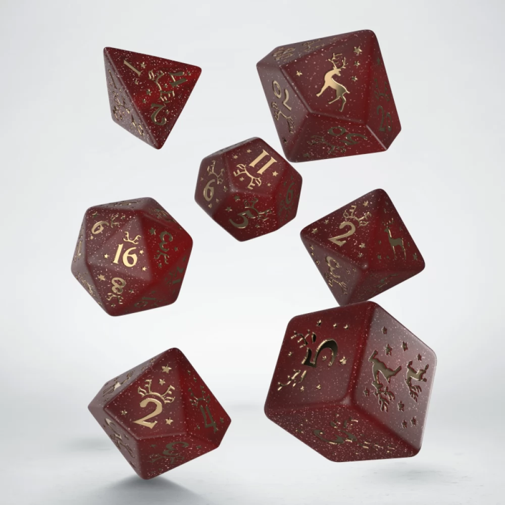 Q WORKSHOP Dobókocka készlet 2022 edition Christmas Dice Set