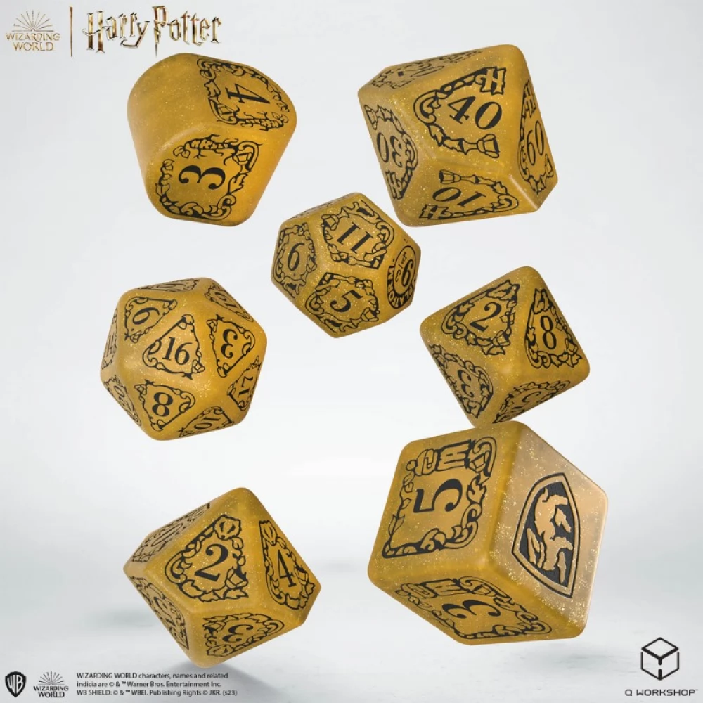 Q WORKSHOP Dobókocka készlet Harry Potter Hufflepuff Moden sárga