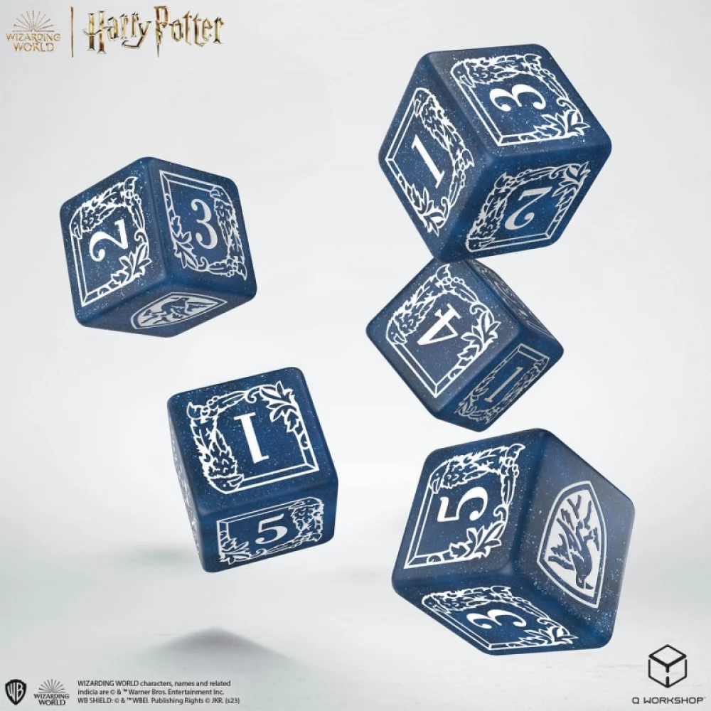 Q WORKSHOP Dobókocka készlet tartózsákkal Harry Potter Ravenclaw kék