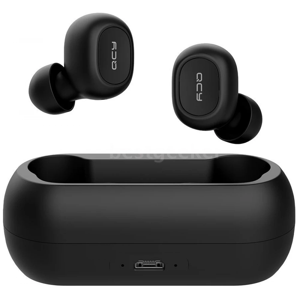 QCY T1C Bluetooth sztereó TWS headset fekete