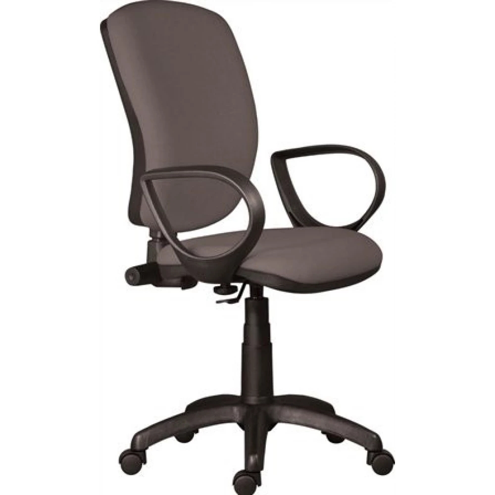 "Nuvola" irodai szék szürke kárpit ergonómiai ülő-és hátlap gázliftes karfával szállítjuk