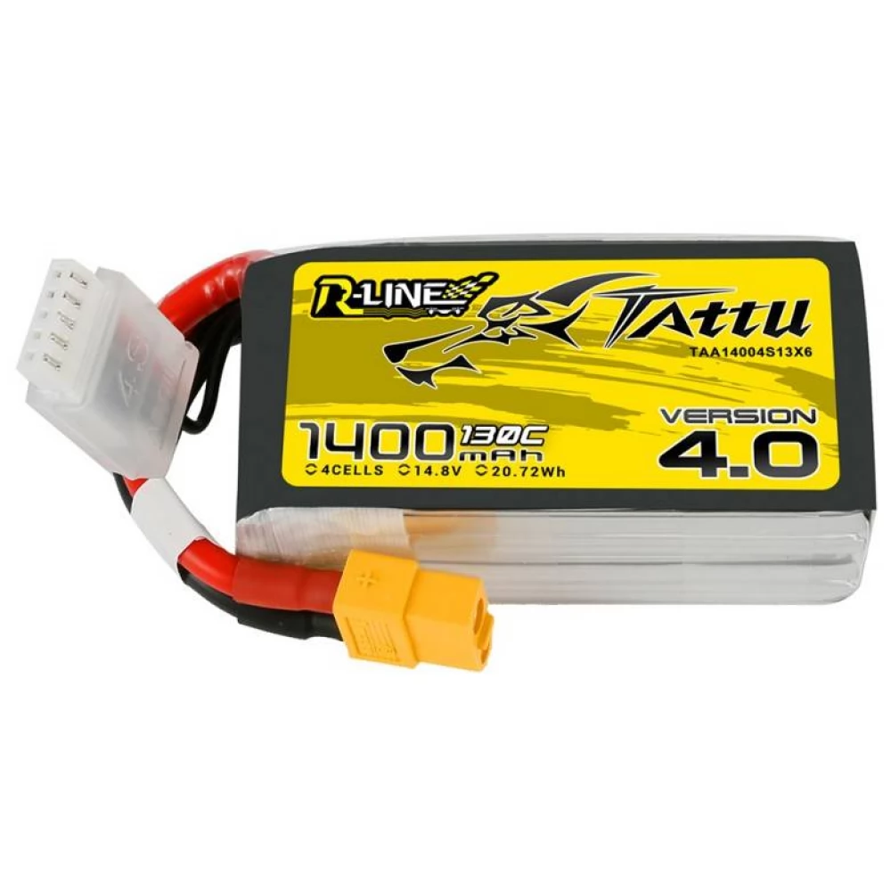 R-Line 4.0 1400mAh 14.8V 130C 4S1P XT60