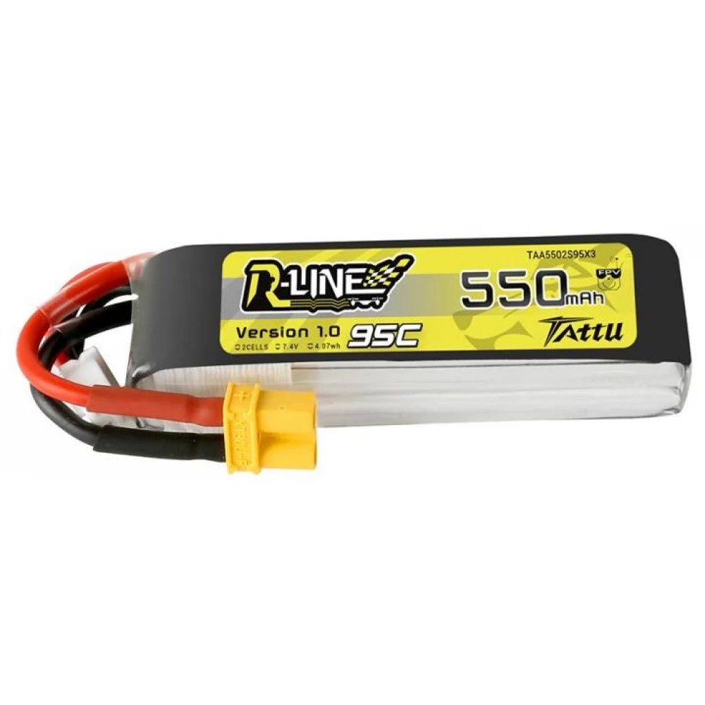 R-Line 550mAh 7.4V 95C 2S1P XT30