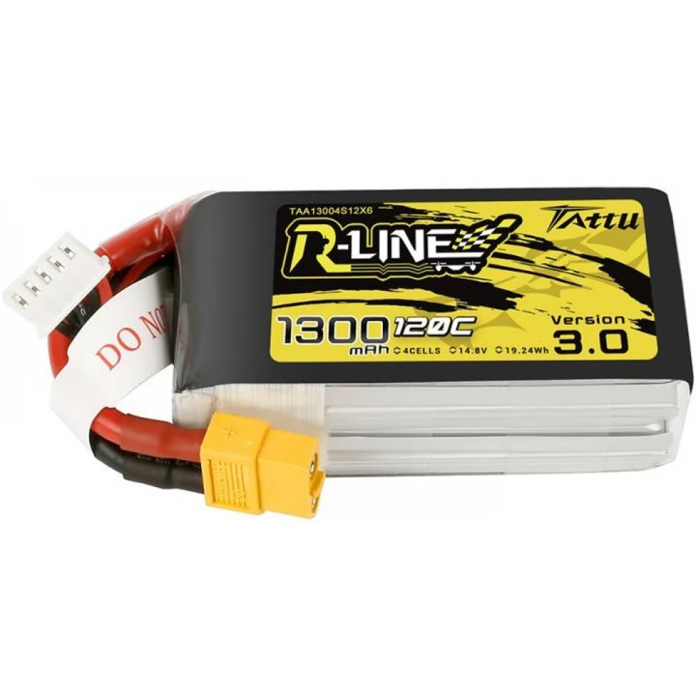 R-Line Version 3.0 1300mAh 14.8V 120C 4S1P XT60