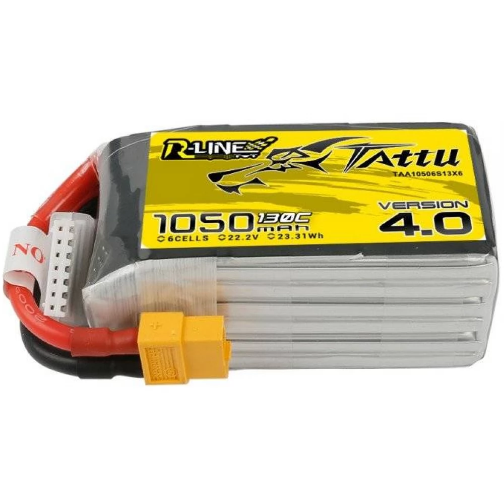 R-Line Version 4.0 1050mAh 22.2V 130C 6S1P XT60