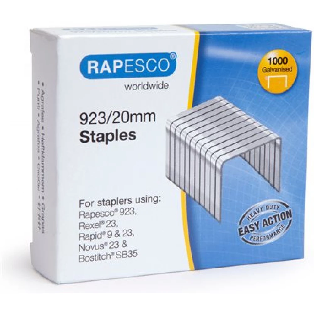 RAPESCO Tűzőkapocs 923/20 erős