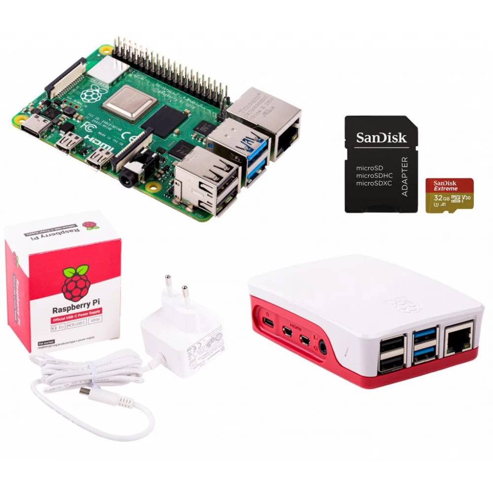 RASPBERRY PI 4 Full Kit 2GB + 32GB MicroSD + NOOBS