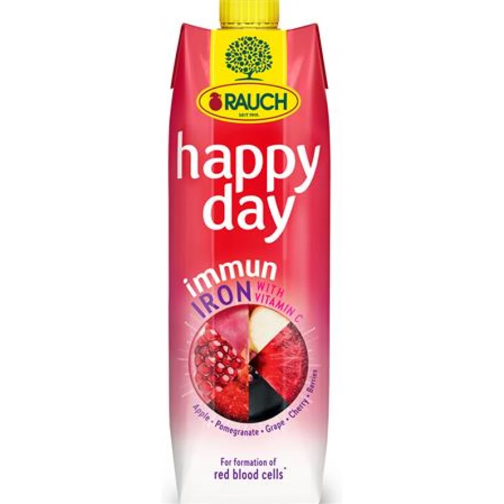 RAUCH 63877B Happy day Immun Iron Gyümölcslé 55% 1 l