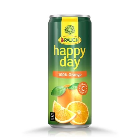 RAUCH 65793 Happy day Gyümölcslé 100% dobozos 0.33L narancs