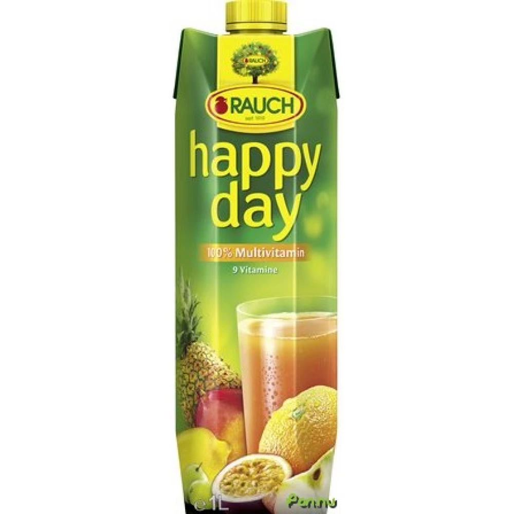 RAUCH Happy day Gyümölcslé 100% 1 l multivitamin