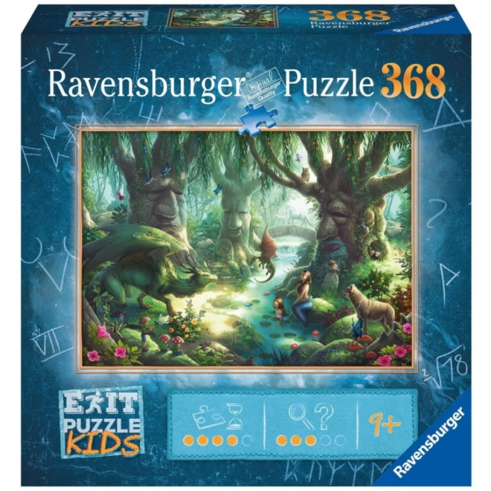 RAVENSBURGER Exit puzzle A varázslatos erdő 368 db-os
