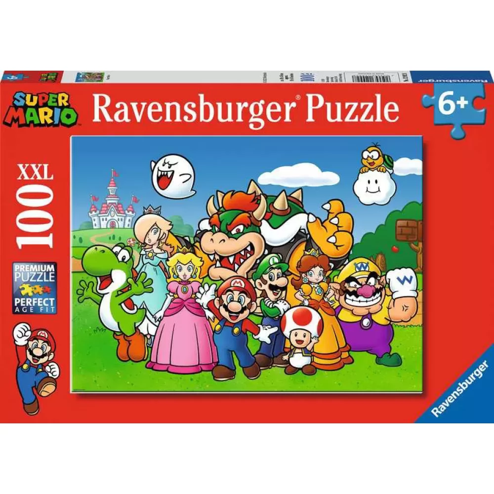 RAVENSBURGER Puzzle játék 100 darabos Super Mario móka