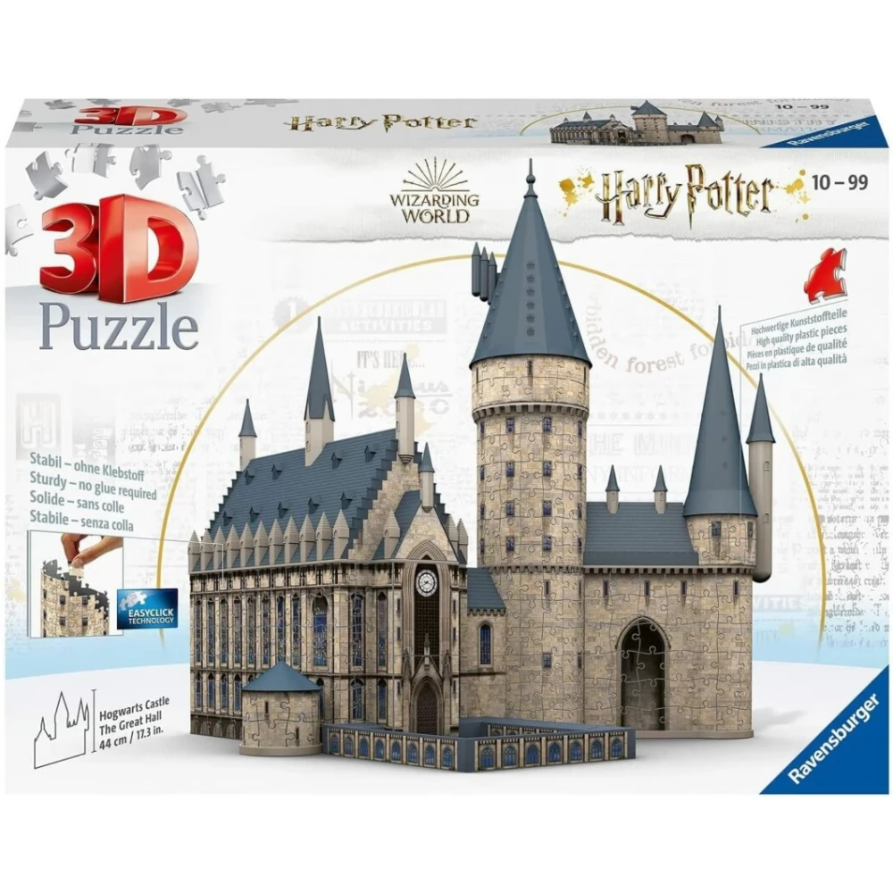 RAVENSBURGER Puzzle játék 540 darabos Harry Potter - Roxfort kastély 3D