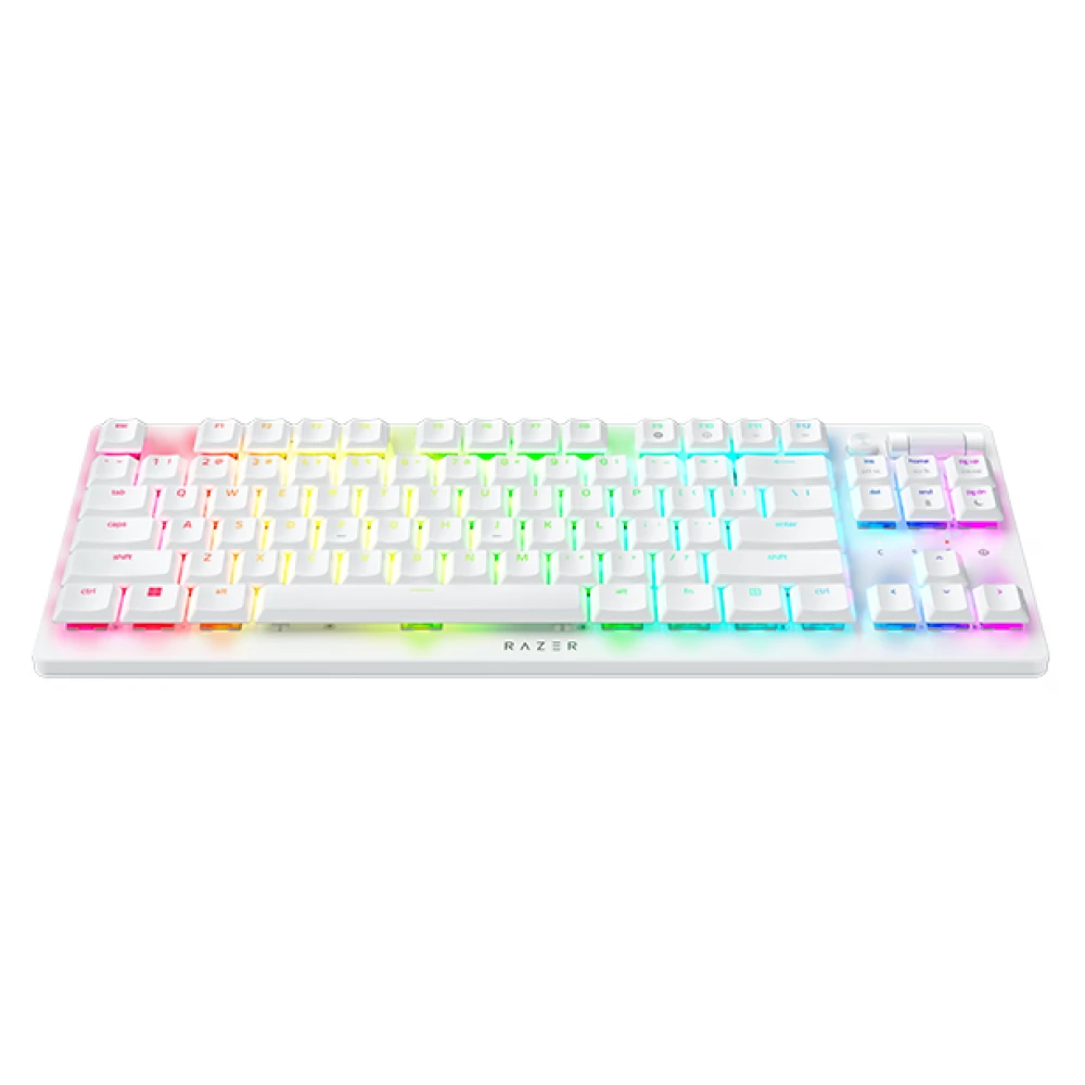 RAZER Deathstalker V2 Pro TKL Linear US Angol fehér