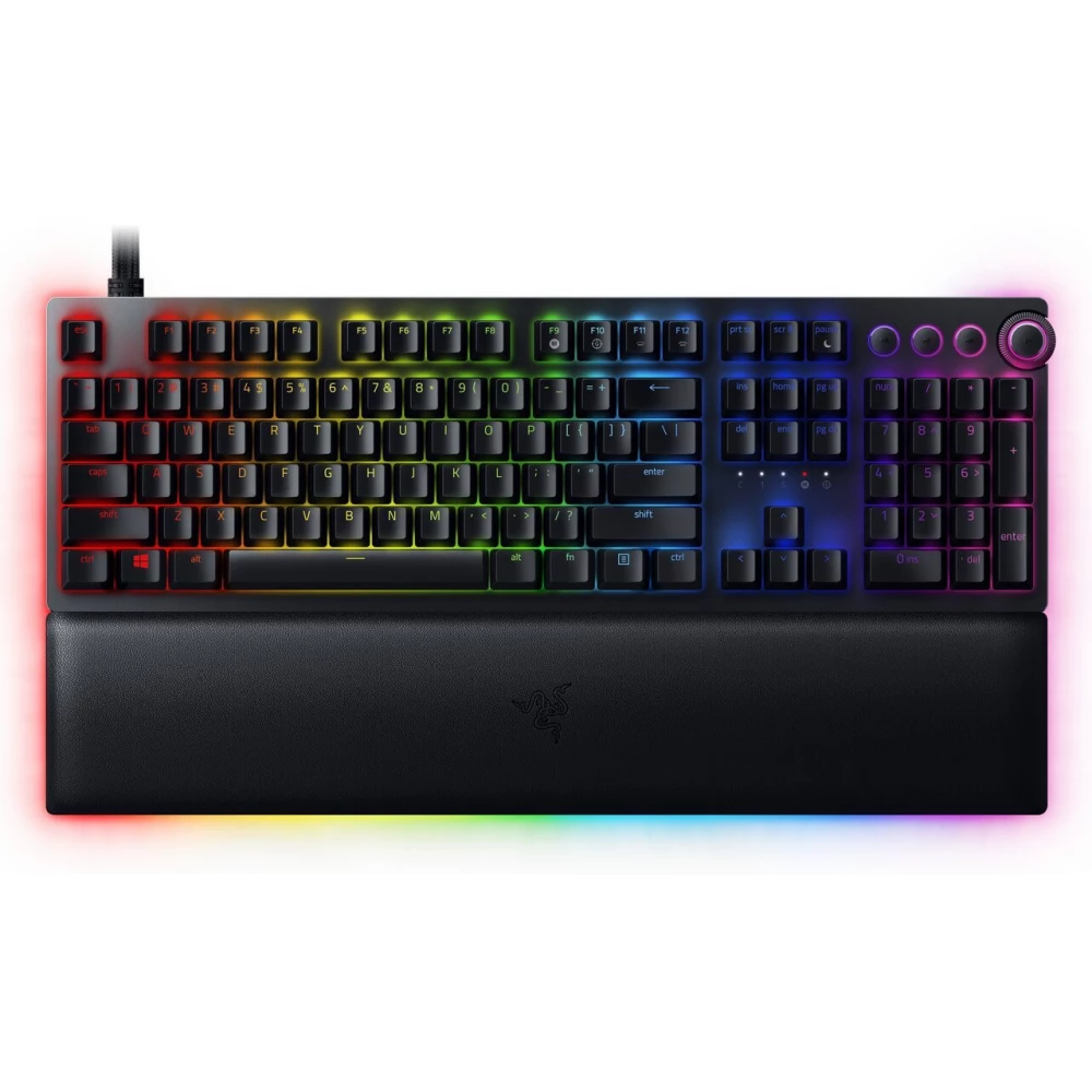 RAZER Huntsman v2 Clicky Optical US Angol fekete