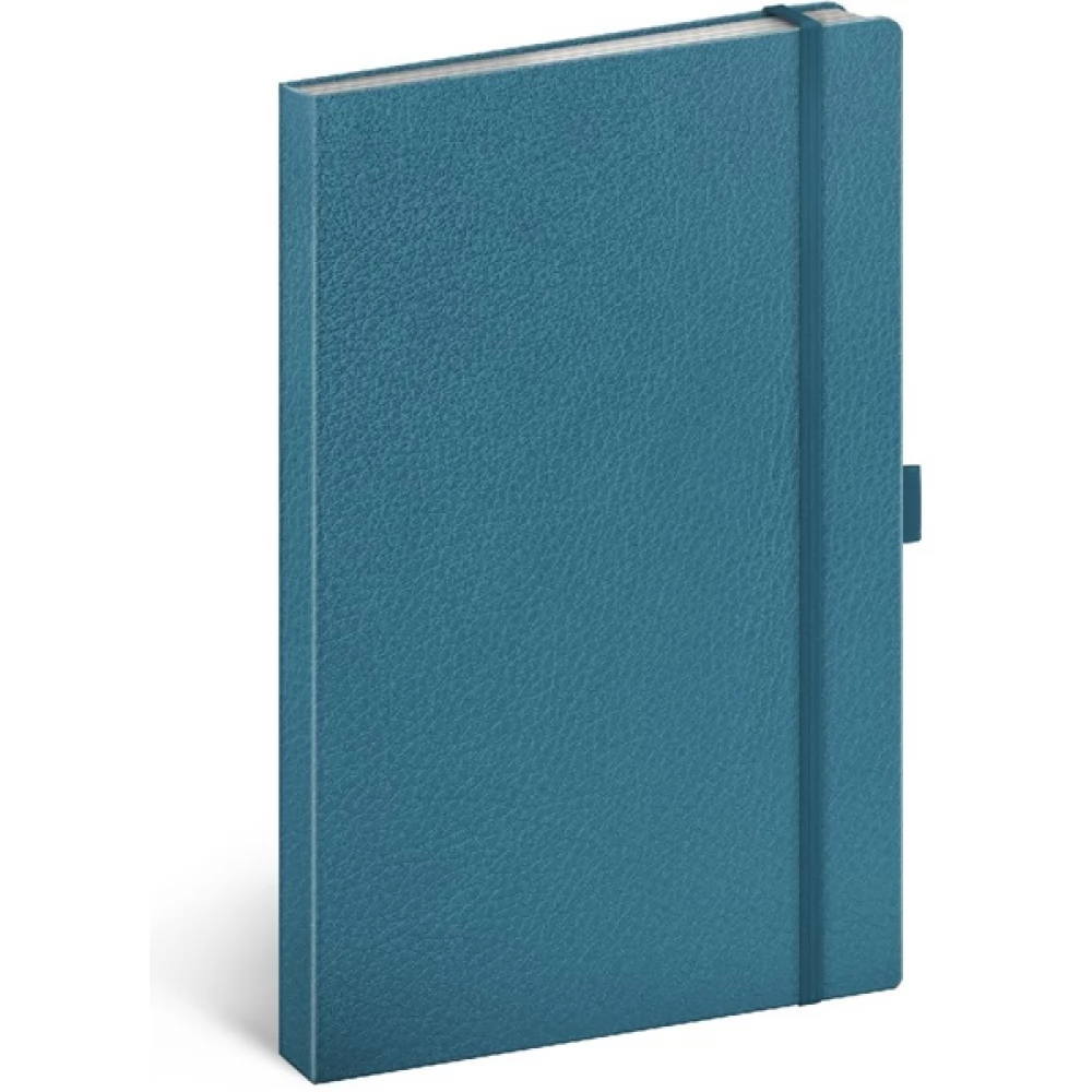 REALSYSTEM Vivella notesz 13 × 21 cm vonalas zöldeskék