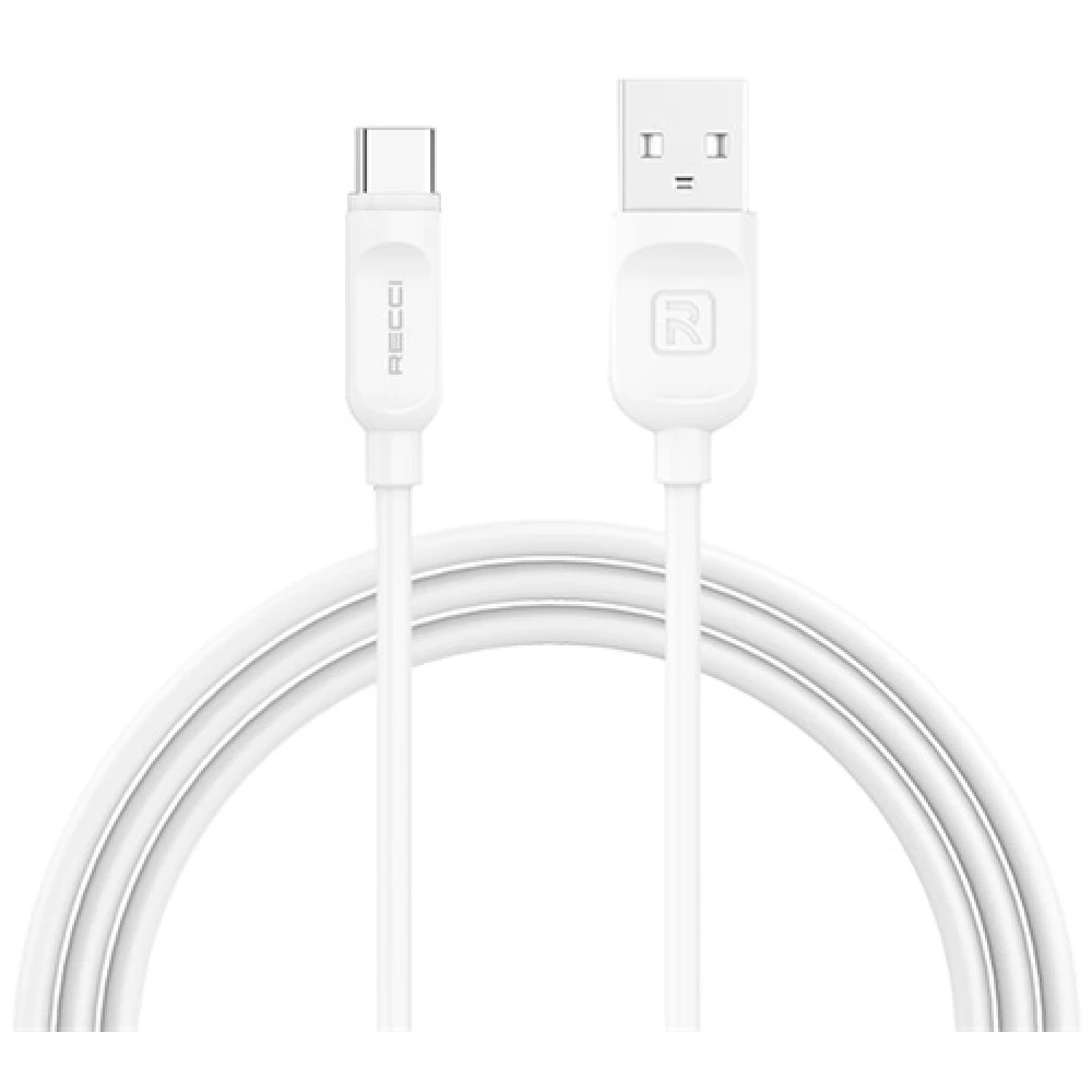 RECCI USB 2.0 Type C Átalakító Fehér 2m RCT-P200W
