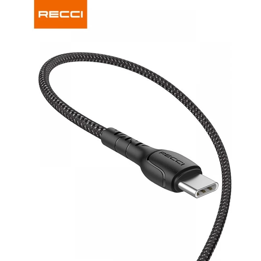 RECCI USB 2.0 Type C Átalakító Fekete 1m RTC-N16CB