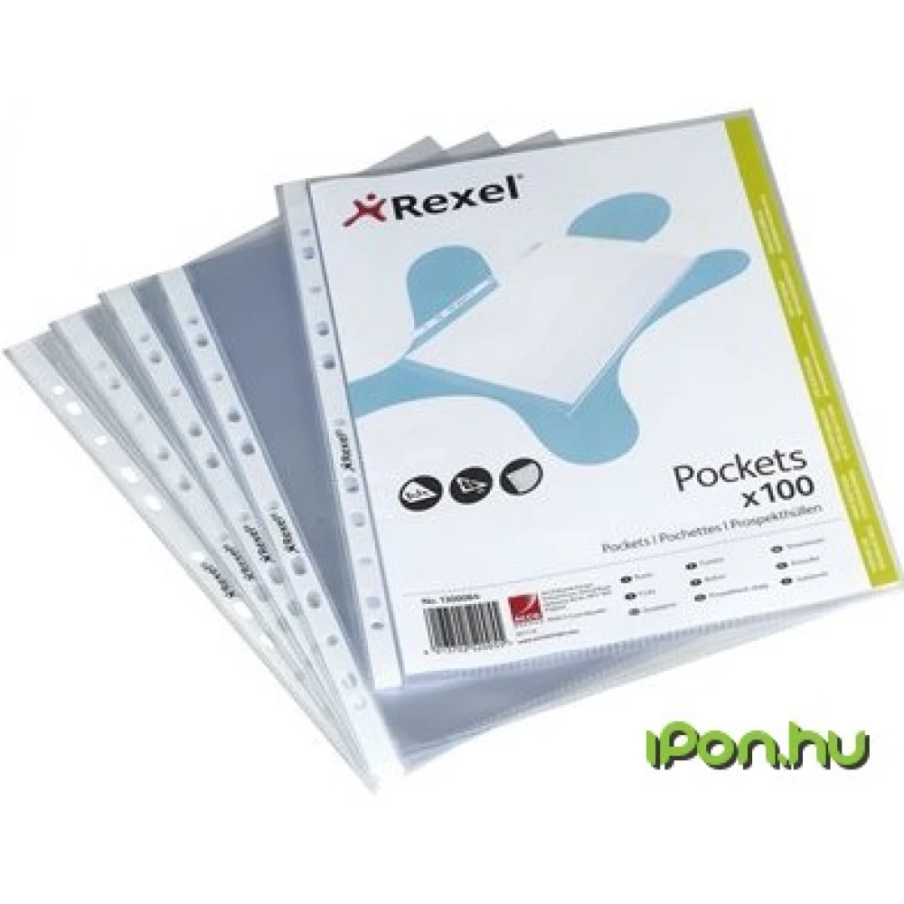 REXEL Genotherm lefűzhető A4 80 mikron narancsos felület átlátszó