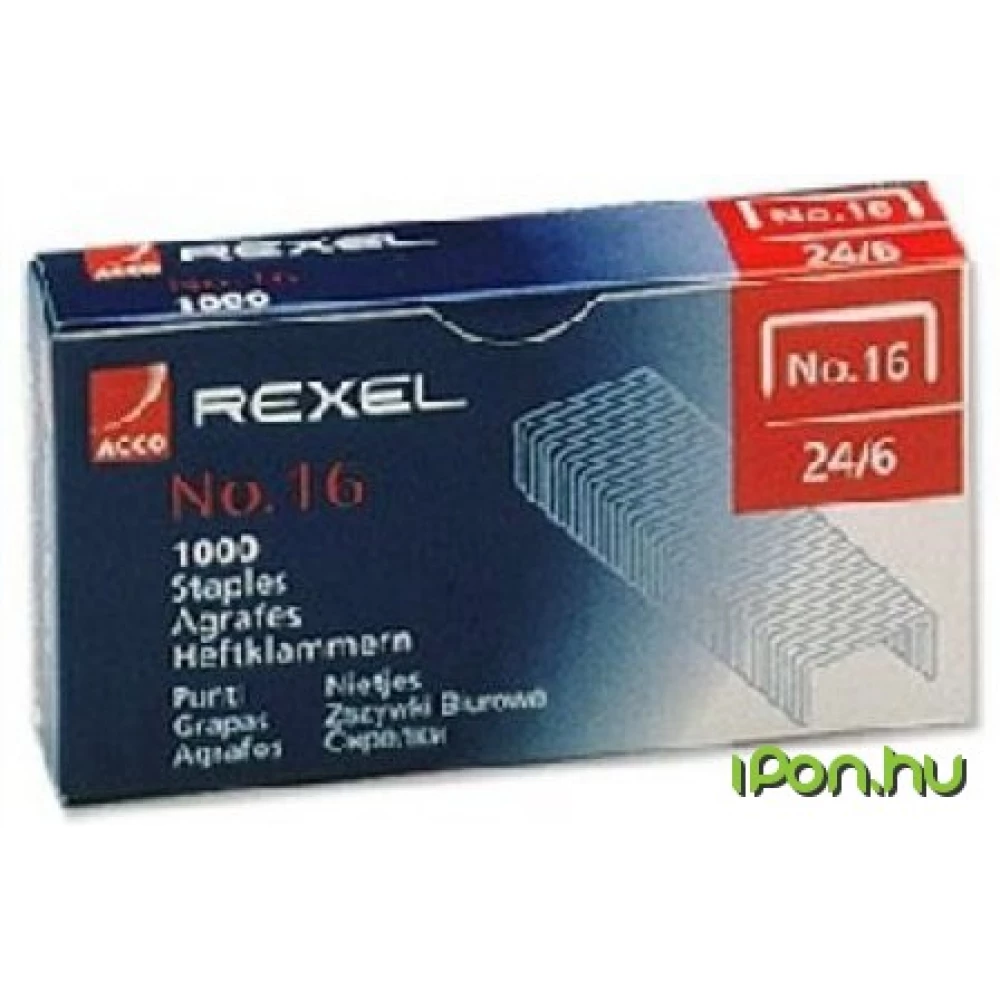 REXEL Tűzőkapocs 26/6 No. 56